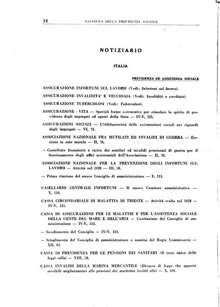 Rassegna della previdenza sociale assicurazioni e legislazione sociale, infortuni e igiene del lavoro