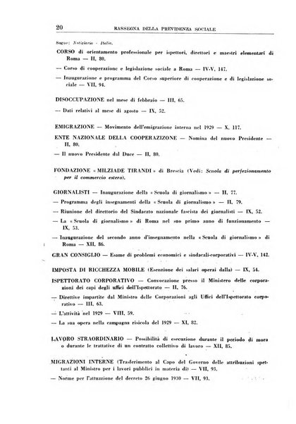 Rassegna della previdenza sociale assicurazioni e legislazione sociale, infortuni e igiene del lavoro