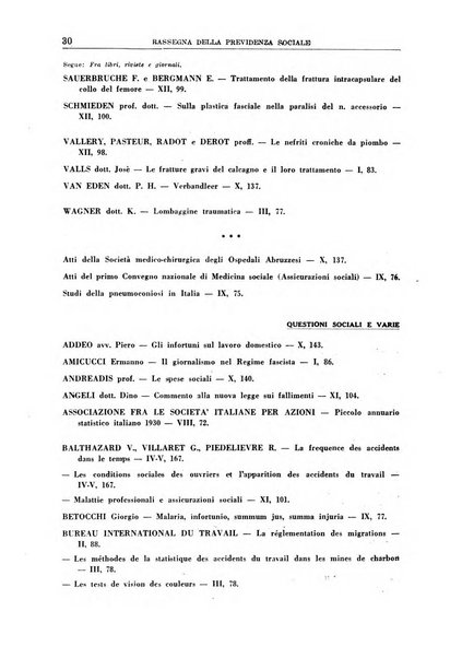 Rassegna della previdenza sociale assicurazioni e legislazione sociale, infortuni e igiene del lavoro