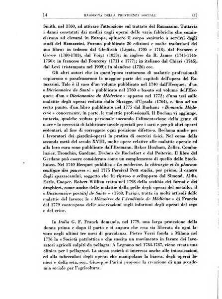 Rassegna della previdenza sociale assicurazioni e legislazione sociale, infortuni e igiene del lavoro