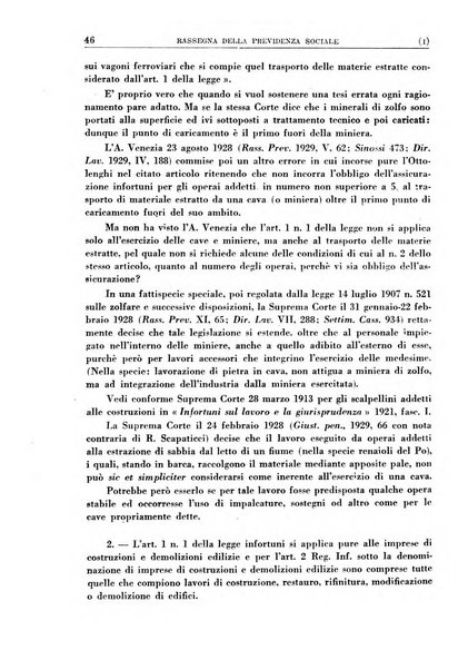 Rassegna della previdenza sociale assicurazioni e legislazione sociale, infortuni e igiene del lavoro