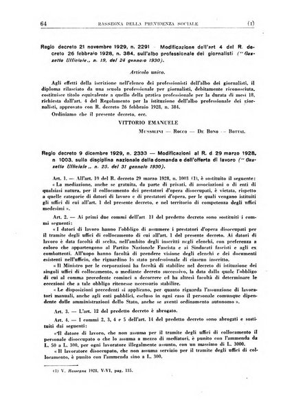 Rassegna della previdenza sociale assicurazioni e legislazione sociale, infortuni e igiene del lavoro