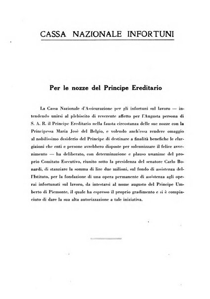 Rassegna della previdenza sociale assicurazioni e legislazione sociale, infortuni e igiene del lavoro