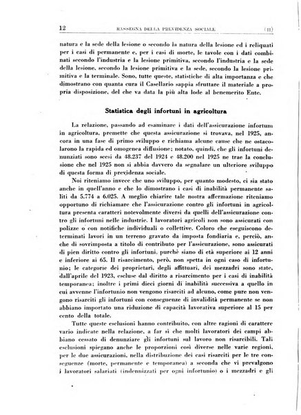 Rassegna della previdenza sociale assicurazioni e legislazione sociale, infortuni e igiene del lavoro