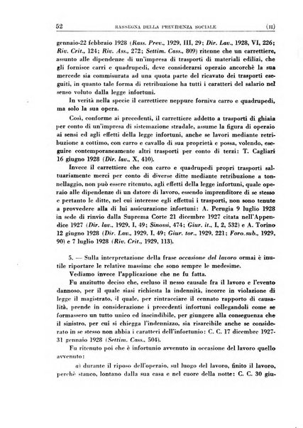 Rassegna della previdenza sociale assicurazioni e legislazione sociale, infortuni e igiene del lavoro