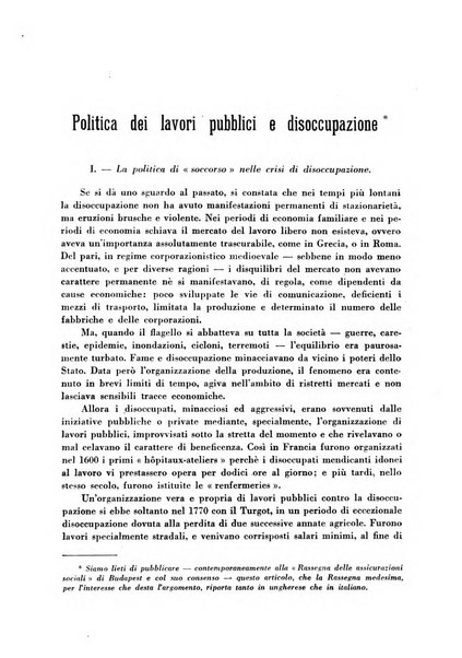 Rassegna della previdenza sociale assicurazioni e legislazione sociale, infortuni e igiene del lavoro