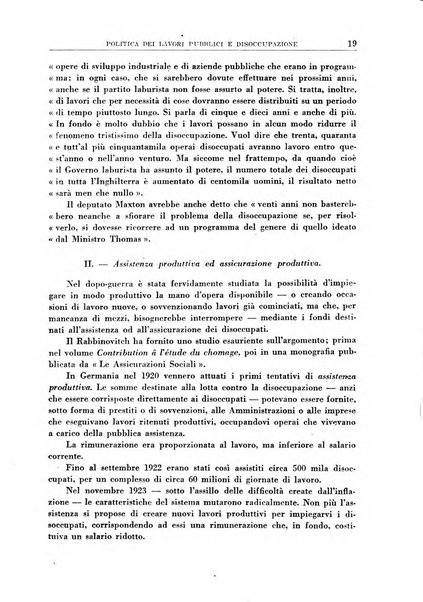 Rassegna della previdenza sociale assicurazioni e legislazione sociale, infortuni e igiene del lavoro