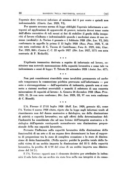 Rassegna della previdenza sociale assicurazioni e legislazione sociale, infortuni e igiene del lavoro