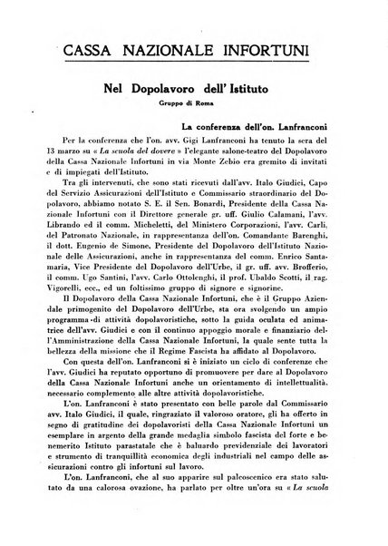 Rassegna della previdenza sociale assicurazioni e legislazione sociale, infortuni e igiene del lavoro