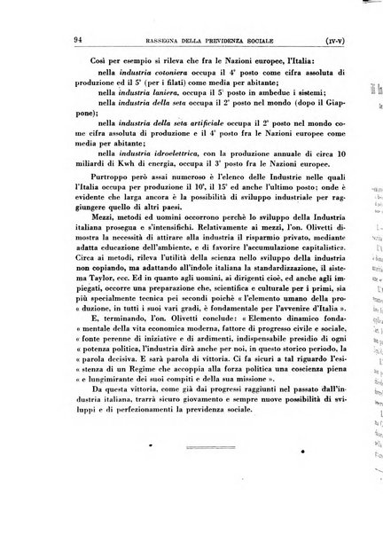 Rassegna della previdenza sociale assicurazioni e legislazione sociale, infortuni e igiene del lavoro