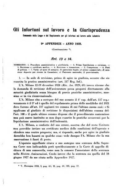 Rassegna della previdenza sociale assicurazioni e legislazione sociale, infortuni e igiene del lavoro