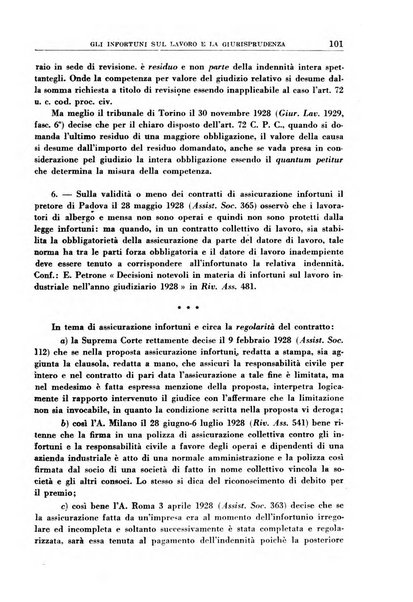 Rassegna della previdenza sociale assicurazioni e legislazione sociale, infortuni e igiene del lavoro