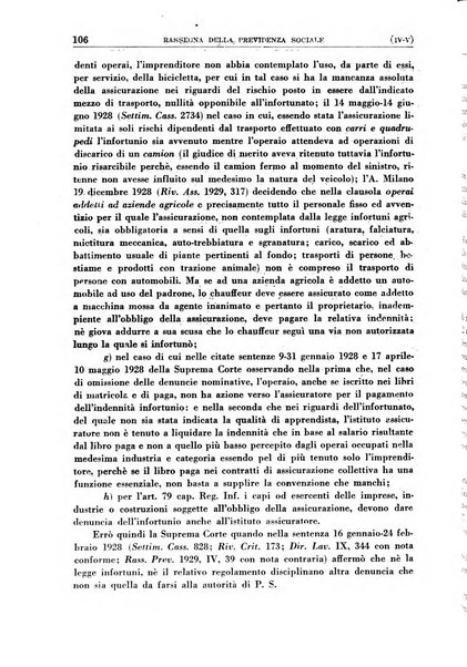 Rassegna della previdenza sociale assicurazioni e legislazione sociale, infortuni e igiene del lavoro