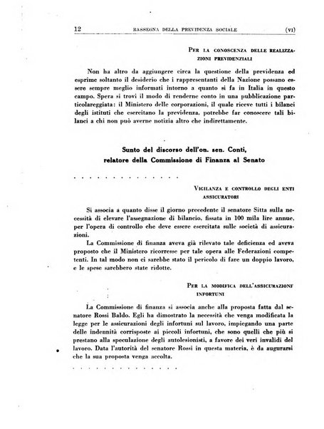 Rassegna della previdenza sociale assicurazioni e legislazione sociale, infortuni e igiene del lavoro