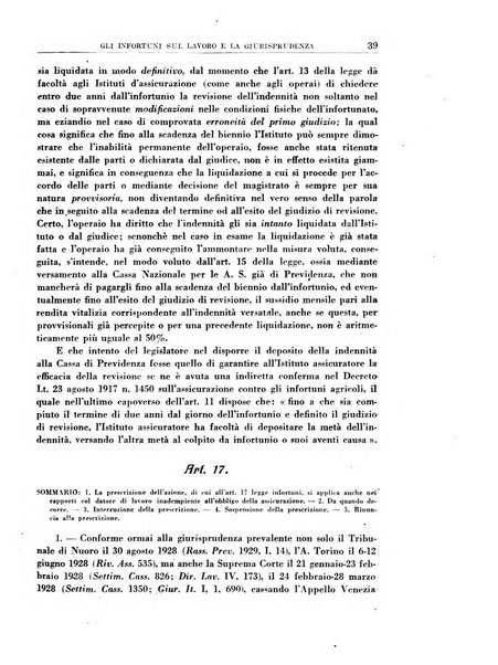 Rassegna della previdenza sociale assicurazioni e legislazione sociale, infortuni e igiene del lavoro