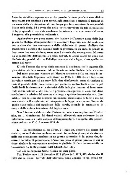 Rassegna della previdenza sociale assicurazioni e legislazione sociale, infortuni e igiene del lavoro