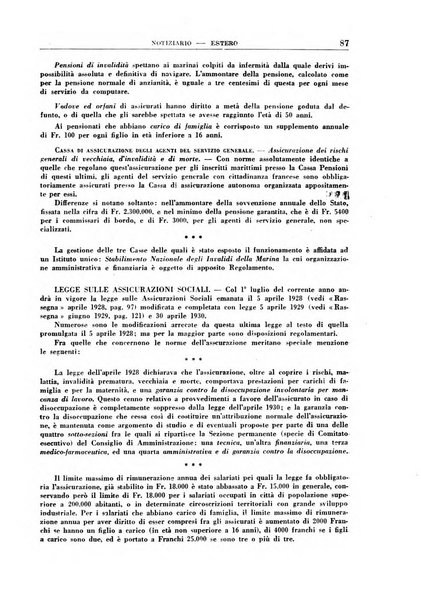 Rassegna della previdenza sociale assicurazioni e legislazione sociale, infortuni e igiene del lavoro