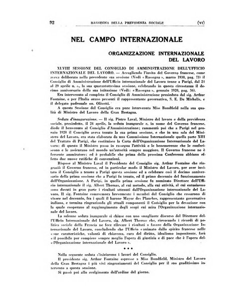 Rassegna della previdenza sociale assicurazioni e legislazione sociale, infortuni e igiene del lavoro