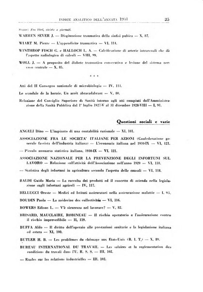 Rassegna della previdenza sociale assicurazioni e legislazione sociale, infortuni e igiene del lavoro