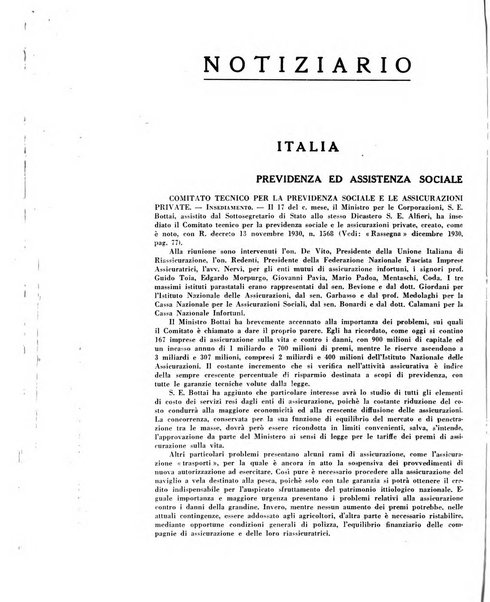 Rassegna della previdenza sociale assicurazioni e legislazione sociale, infortuni e igiene del lavoro