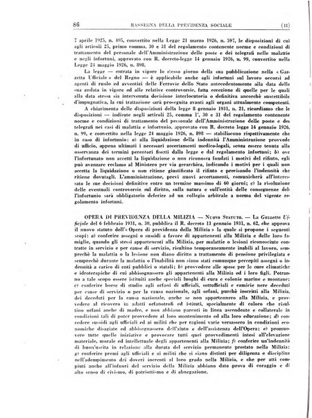 Rassegna della previdenza sociale assicurazioni e legislazione sociale, infortuni e igiene del lavoro