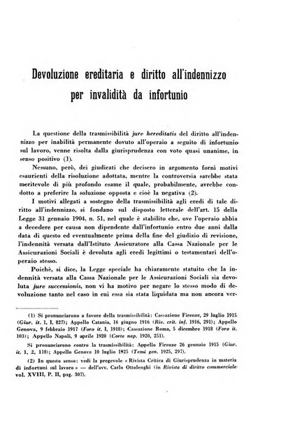 Rassegna della previdenza sociale assicurazioni e legislazione sociale, infortuni e igiene del lavoro