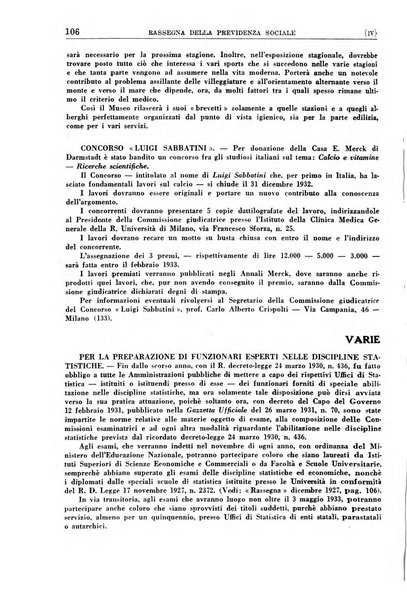 Rassegna della previdenza sociale assicurazioni e legislazione sociale, infortuni e igiene del lavoro