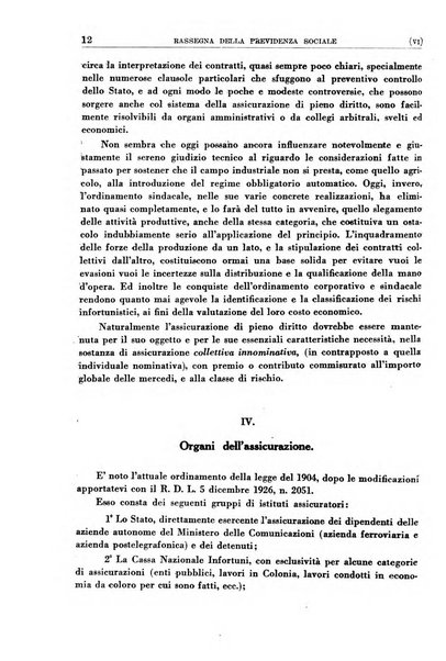 Rassegna della previdenza sociale assicurazioni e legislazione sociale, infortuni e igiene del lavoro