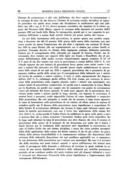 Rassegna della previdenza sociale assicurazioni e legislazione sociale, infortuni e igiene del lavoro