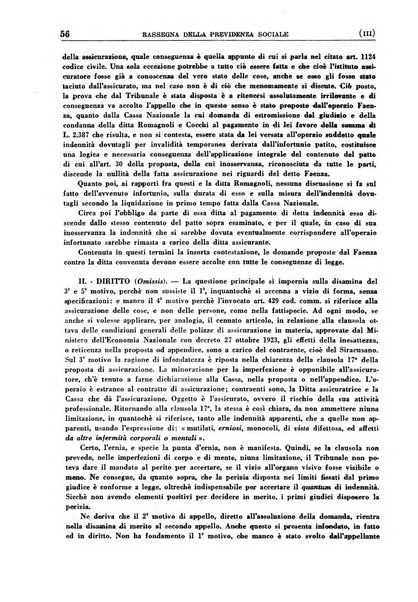 Rassegna della previdenza sociale assicurazioni e legislazione sociale, infortuni e igiene del lavoro