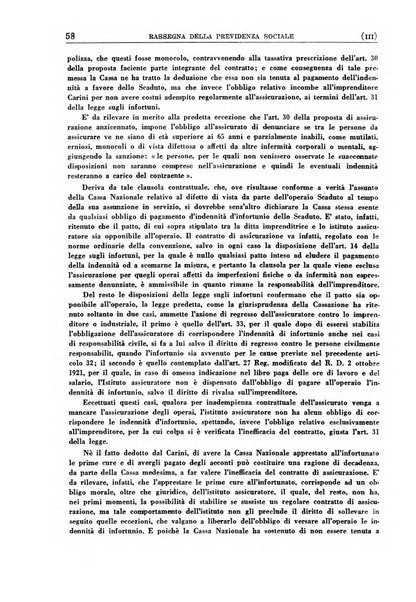 Rassegna della previdenza sociale assicurazioni e legislazione sociale, infortuni e igiene del lavoro