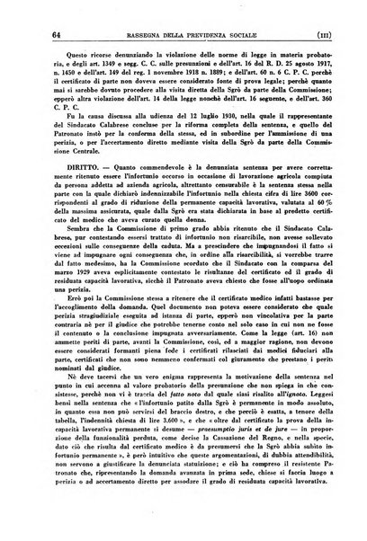 Rassegna della previdenza sociale assicurazioni e legislazione sociale, infortuni e igiene del lavoro