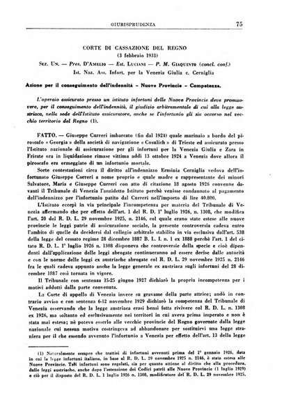 Rassegna della previdenza sociale assicurazioni e legislazione sociale, infortuni e igiene del lavoro