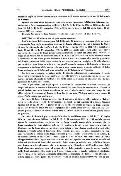 Rassegna della previdenza sociale assicurazioni e legislazione sociale, infortuni e igiene del lavoro