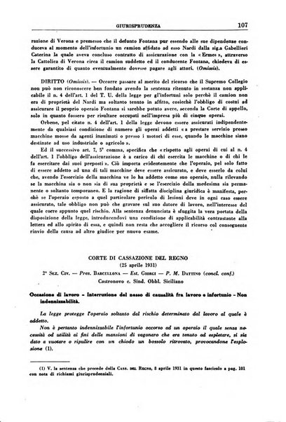 Rassegna della previdenza sociale assicurazioni e legislazione sociale, infortuni e igiene del lavoro