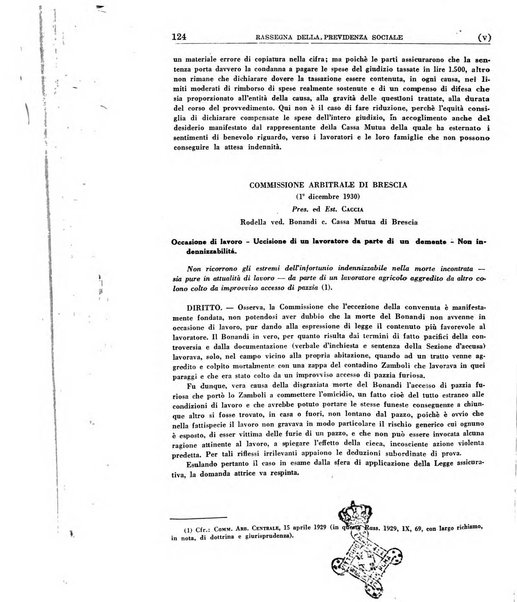 Rassegna della previdenza sociale assicurazioni e legislazione sociale, infortuni e igiene del lavoro