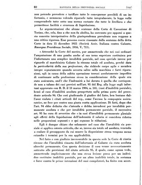 Rassegna della previdenza sociale assicurazioni e legislazione sociale, infortuni e igiene del lavoro