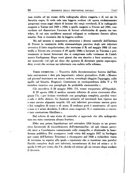 Rassegna della previdenza sociale assicurazioni e legislazione sociale, infortuni e igiene del lavoro