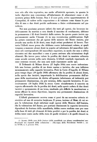 Rassegna della previdenza sociale assicurazioni e legislazione sociale, infortuni e igiene del lavoro