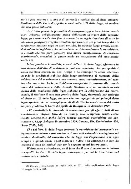 Rassegna della previdenza sociale assicurazioni e legislazione sociale, infortuni e igiene del lavoro