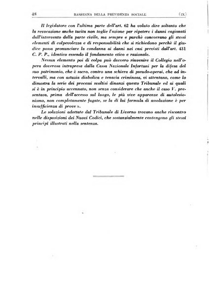 Rassegna della previdenza sociale assicurazioni e legislazione sociale, infortuni e igiene del lavoro