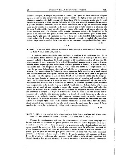 Rassegna della previdenza sociale assicurazioni e legislazione sociale, infortuni e igiene del lavoro