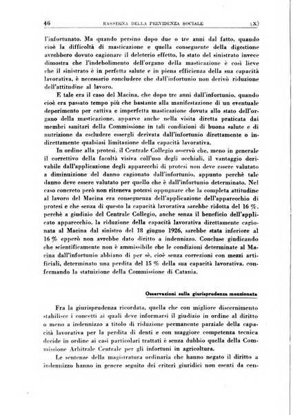 Rassegna della previdenza sociale assicurazioni e legislazione sociale, infortuni e igiene del lavoro