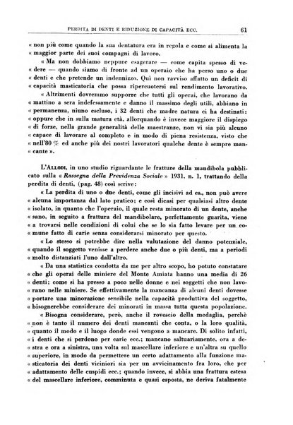 Rassegna della previdenza sociale assicurazioni e legislazione sociale, infortuni e igiene del lavoro