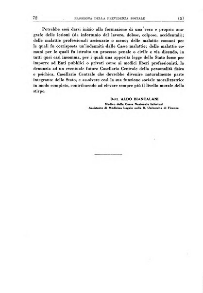 Rassegna della previdenza sociale assicurazioni e legislazione sociale, infortuni e igiene del lavoro