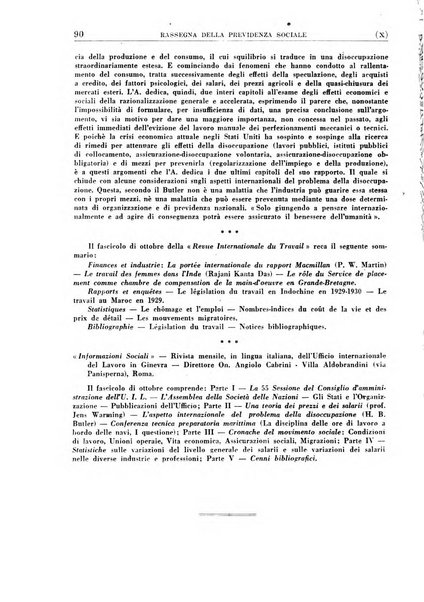 Rassegna della previdenza sociale assicurazioni e legislazione sociale, infortuni e igiene del lavoro