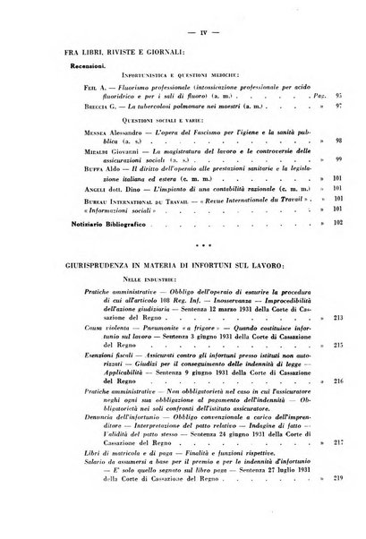 Rassegna della previdenza sociale assicurazioni e legislazione sociale, infortuni e igiene del lavoro