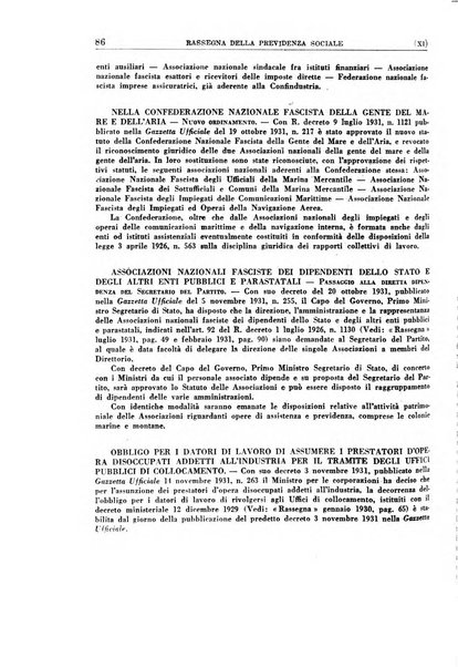 Rassegna della previdenza sociale assicurazioni e legislazione sociale, infortuni e igiene del lavoro