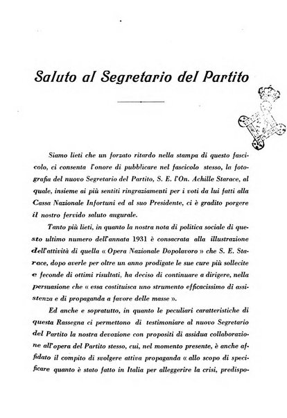 Rassegna della previdenza sociale assicurazioni e legislazione sociale, infortuni e igiene del lavoro