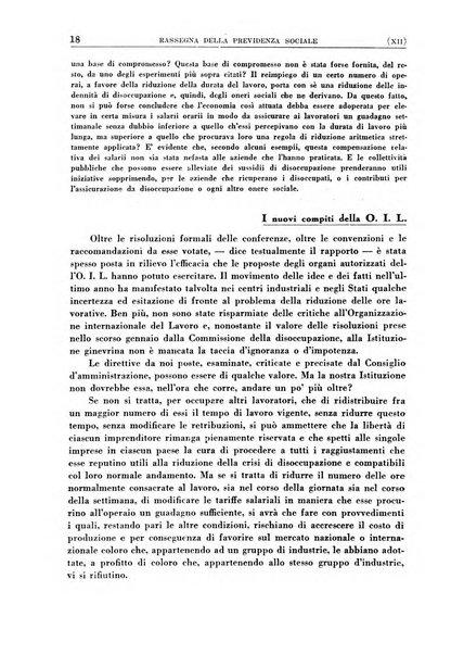 Rassegna della previdenza sociale assicurazioni e legislazione sociale, infortuni e igiene del lavoro